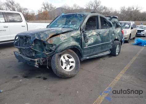 2001 Toyota Sequoia Limited V8 from USA, damaged, VIN 5TDBT48A41S048460